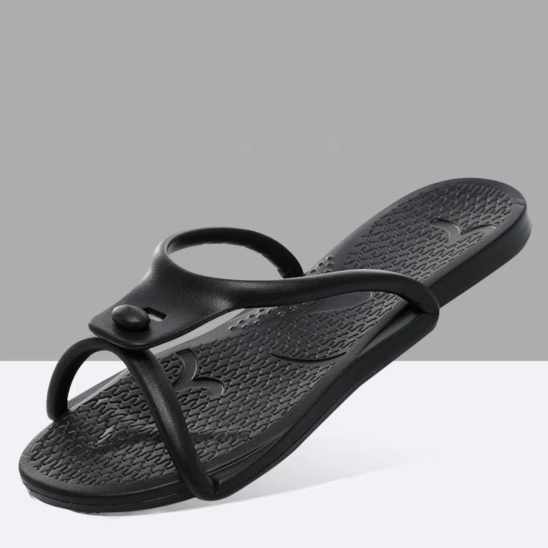 Women Foldable Slippers Men Business Trip Travel Portable Slides Flip-Flops Lightweight Indoor Home Sandals Beach Outdoor Shoes