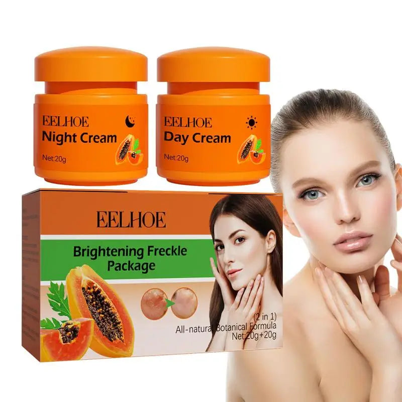 One Set Whitening Freckles Cream Face Remove Dark Spots Lighten Melasma Remover Moisturizing Brighten Skin Care