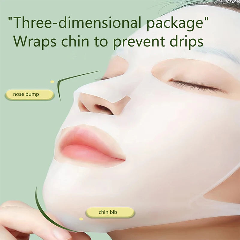 1PCS Reusable Silicone Mask Face Women Skin Care Tool Hanging Ear Face Mask Gel Sheet