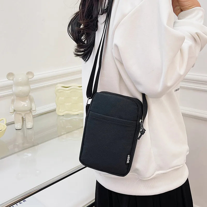 New Fashion Mobile Phone Bag Women's Messenger Bag All-match Mini Small Crossbody Bag Hanging Neck Coin Purse Vertical Handbag