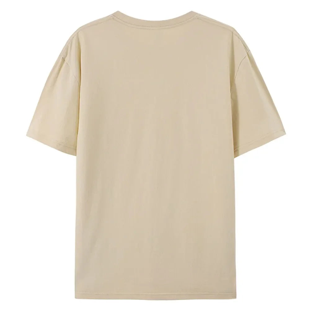 Summer Style Essential: TheNoFace Men's Oversized Print T-Shirt in Breathable Cotton