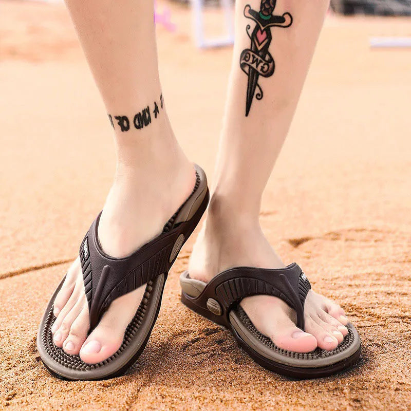 New Flip Flops Slippers Men Summer Anti-skid Outdoor Korea Casual Light Beach Sandals Household Slipper Students Slides