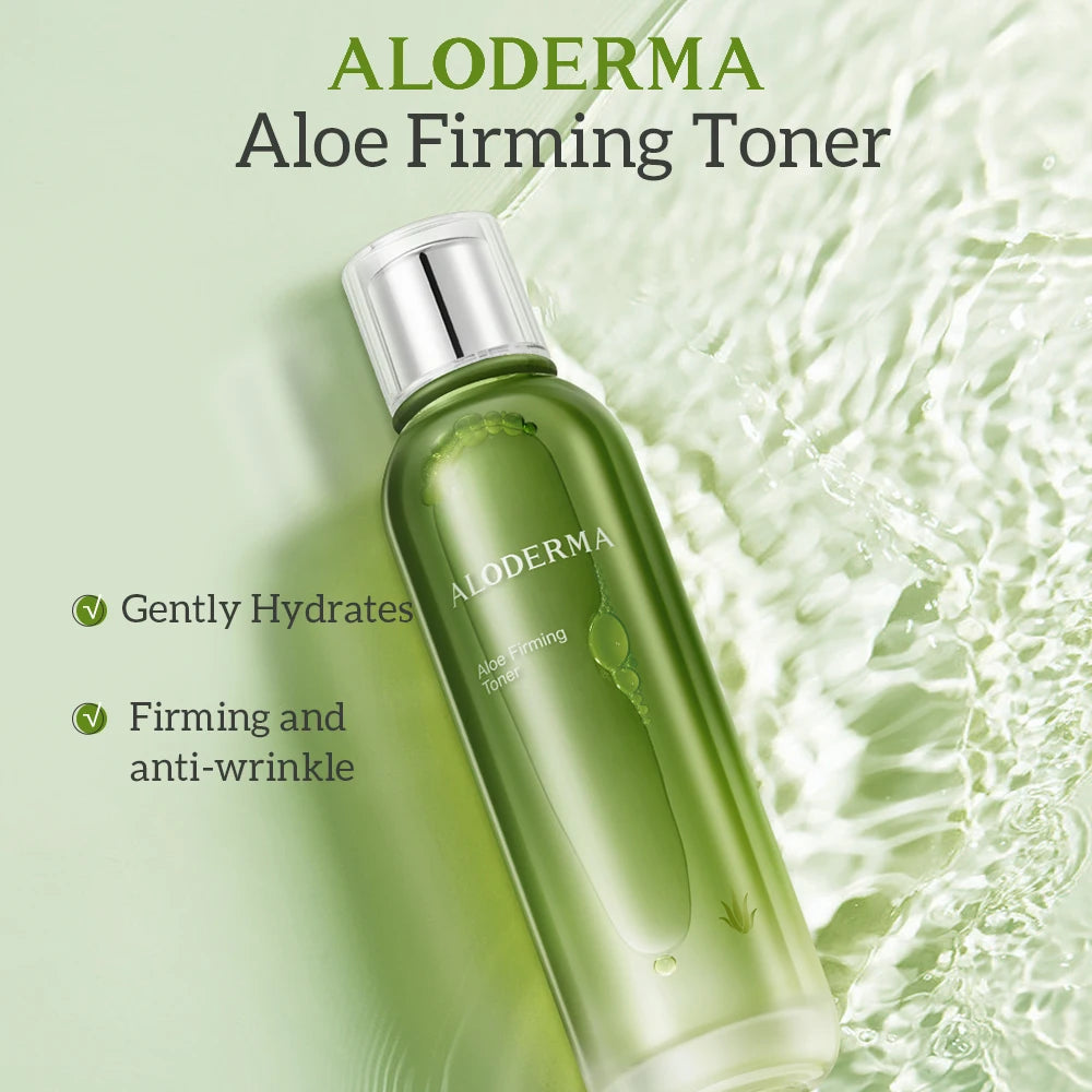 ALODERMA Aloe Firming Toner 120ml Organic Aloe Vera anti-wrinkle Skin Care Natural Botanicals to Diminish Fine Lines & Wrinkles