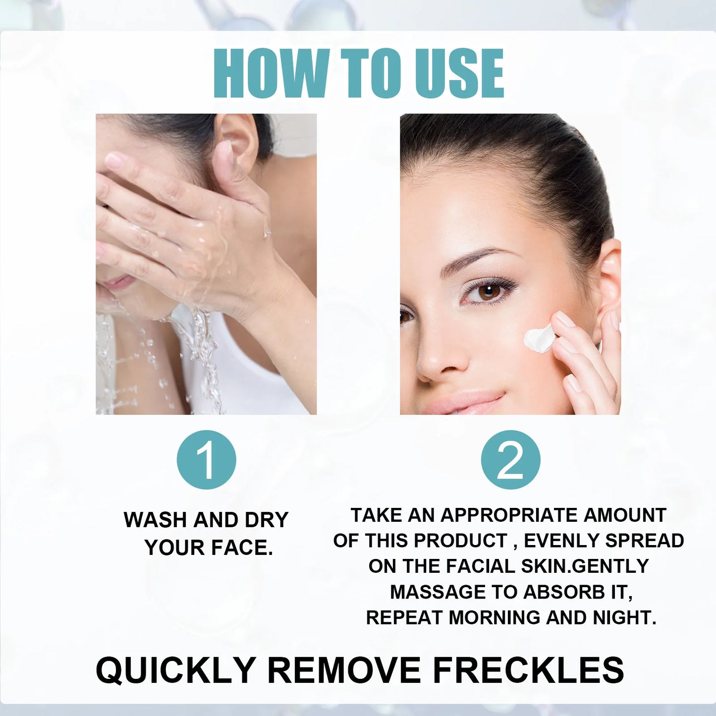 EELHOE Whitening Freckle Cream Nicotinamide Dark Spot Remover Skin Care Moisturizing Brighten Anti-aging Fade Spot Face Beauty