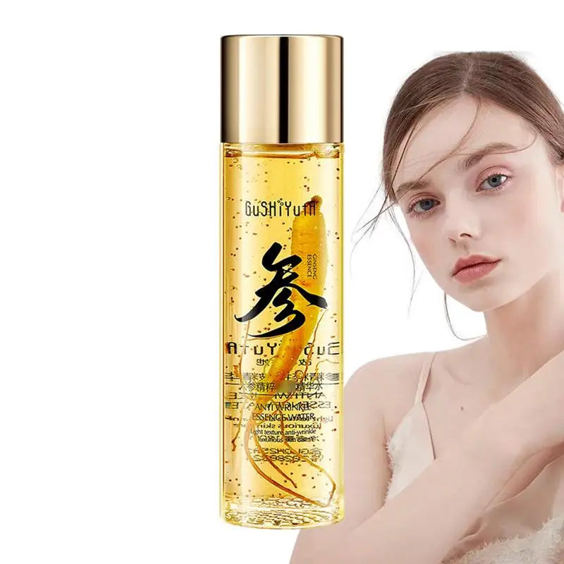 100ml/120ml Golden Ginseng Essences water Anti-wrinkle Face Serum Fade Fine Lines Hyaluronic Acid Moisturizing Facial Skin Care
