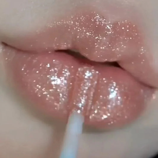 Waterproof Diamond Shimmer Glitter Lip Gloss 5 Colors Sparkling Glitter Liquid Lipstick Diamond Pearl Lip Gloss Sexy Lip Make Up