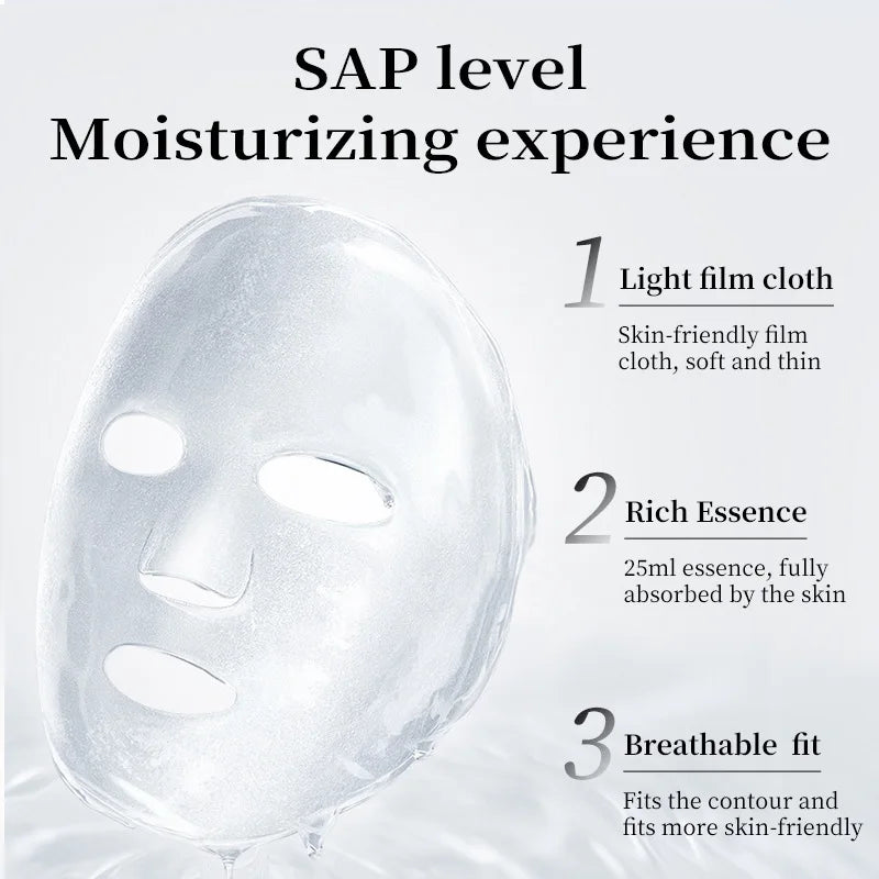 8pcs  Animal Moisturizing Face Mask Improve Roughness & Dryness Skin Care Smoothing Facial Collagen Hyaluronic Acid Sheet Masks