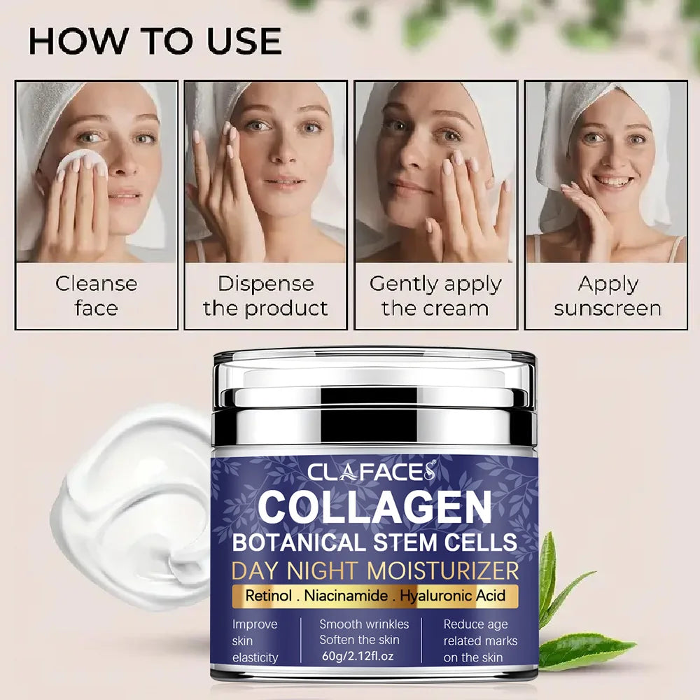 Face Cream Hyaluronic Acid Collagen Face Cream Facial Care Anti Wrinkle Moisturizing Face Cream Anti Aging Night Creams