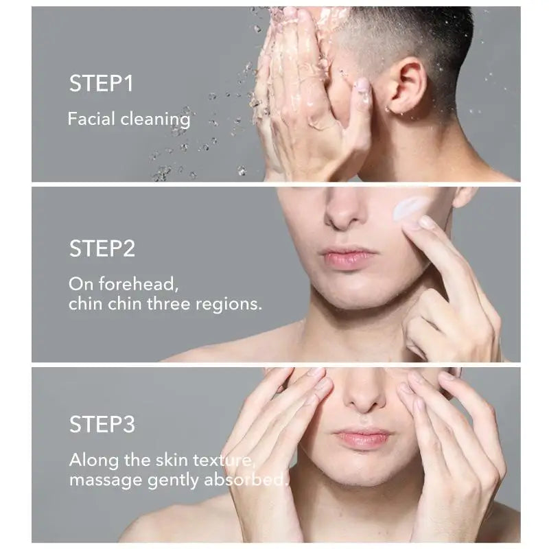Men Moisturizing Face Cream Oil Control Night Cream Firming Hyaluronic Acid Whiten facial Serum Men Skin Care