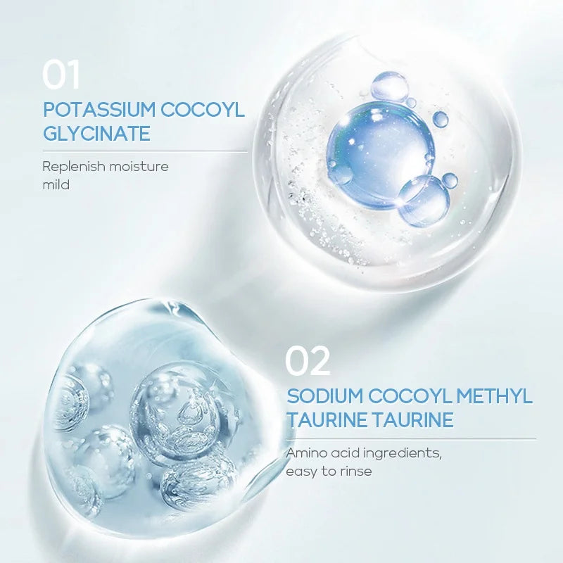 LAIKOU Milk Whitening Facial Wash Deep Cleansing Foam Cleanser Oil Control 50g