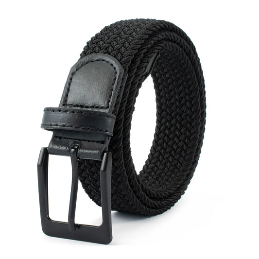 Man Belt casual belt Alloy Needle Buckle Woven Elastic BreathableElastic Pants belt for Man