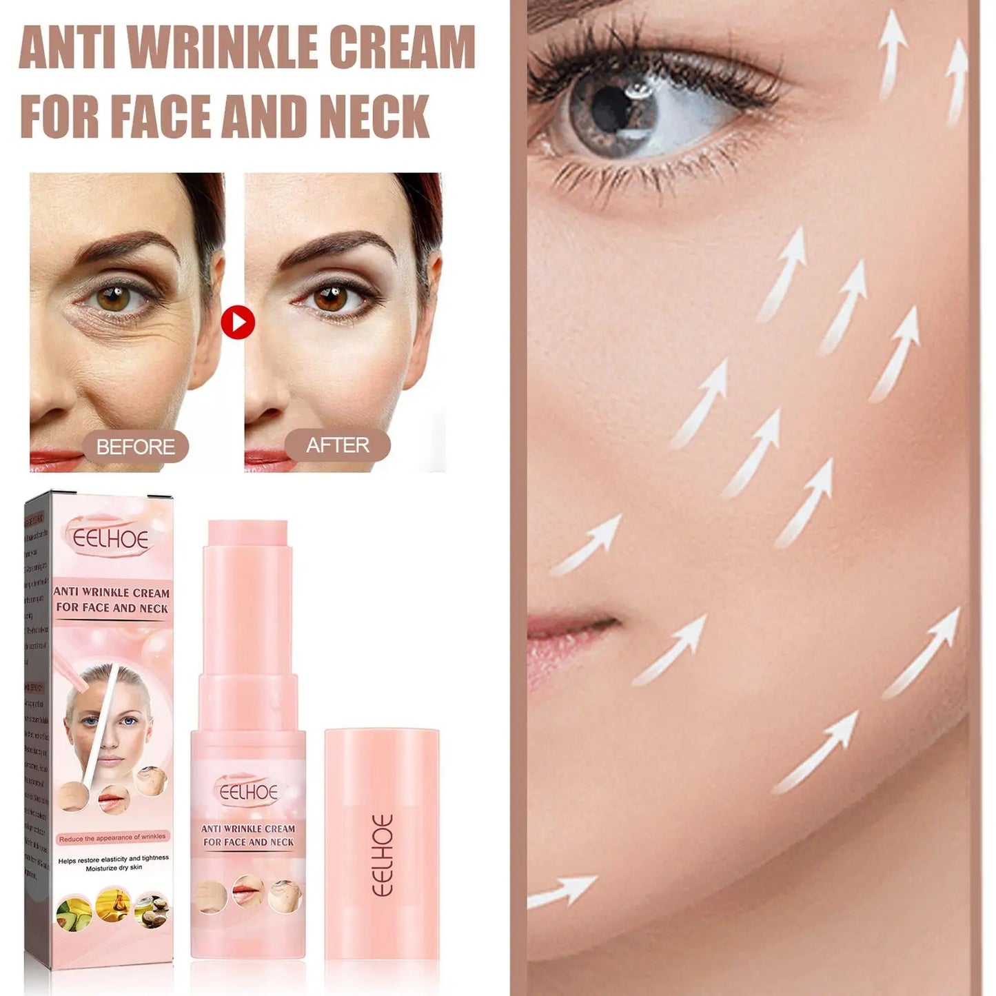 Collagen Multi Balm Stick Wrinkle Removal Multi Bounce Balm Anti-aging Brighten Tone Moisturizing Balm Multi Cream Cosmetics