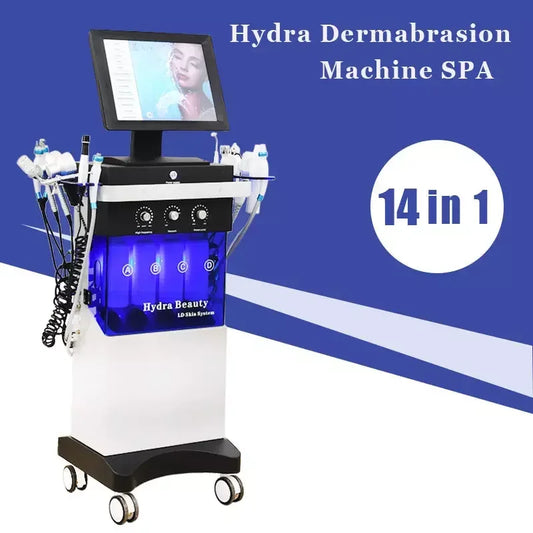 Multifunction Oxygen Hydra Dermabrasion Skin Care Machine Facial Clean Skin Rejuvenation Remove Blackhead Face Lifting Equipment