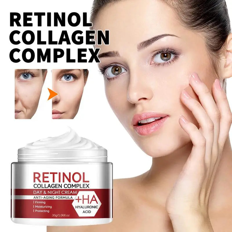 Retinols Whitening Face Moisturizer Moisturizing Retinols Cream Anti-Wrinkle Aging Moisturizing Shrink Pores Smooth #W0