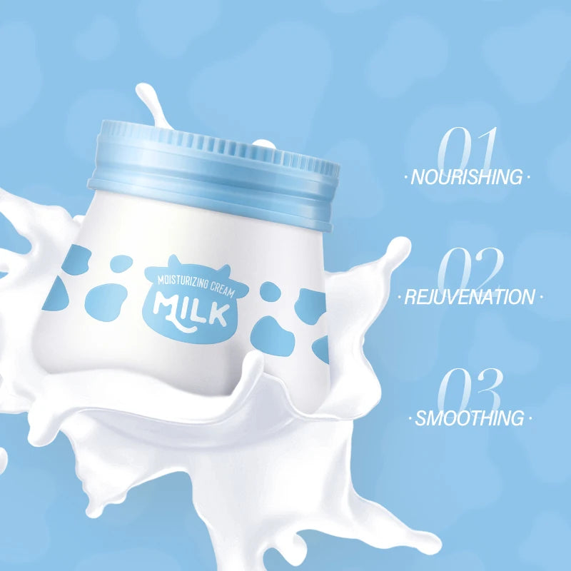 LAIKOU 1/2/3Pcs 55g Milk Hyaluronic Acid Essence Face Cream Moisturizing Anti-wrinkle Brighten Skin Rejuvenation Hydrating Cream