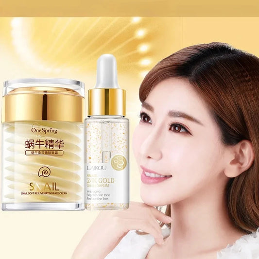 Snail Collagen Face Cream Anti Aging Whitening Moisture Facial Firming Serum Anti Wrinkles Eye Bags Korean Skin Care Product 60g