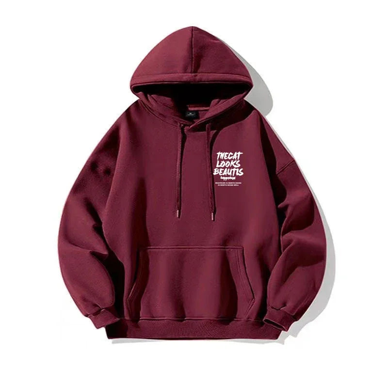 2024 casual streetwear hoodie fashion Hoodies Men's Comfortable Fashion Hooded Sweatshirt Hip Hop Streetwear Clothes Y2K Hoody