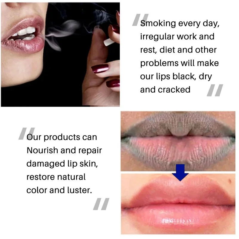 Lip Balm Remove Dark Moisturizing Lightening Melanin Mask Gloss Oil Exfoliating Clean Care Products Makeup Lip Beauty Health
