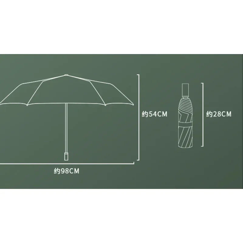 Mini Capsule Pocket Umbrella Light Sunny Rainy Umbrella for Sun and Rain, UV Protection, Portable Lightweight Parasol Paraguas