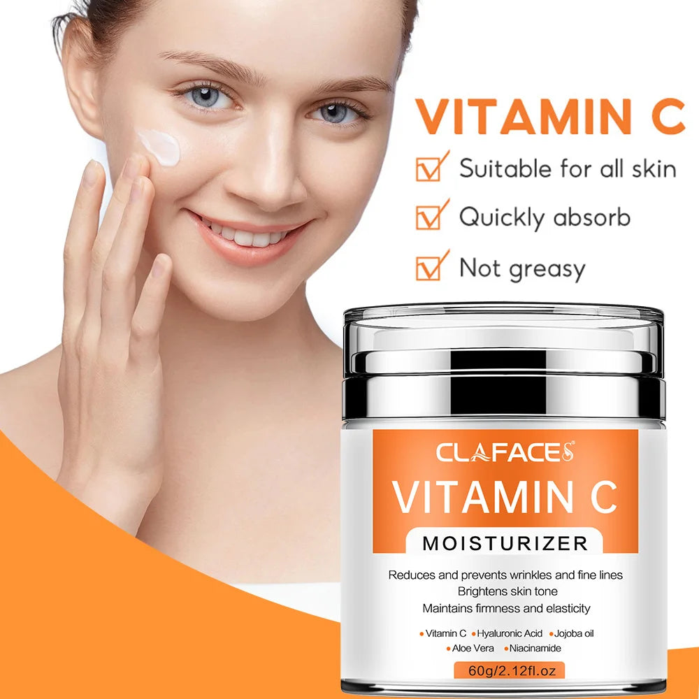 Retinol Face Cream Anti-wrinkle Anti-aging Moisturizing Hyaluronic Acid Vitamin C Facial Cream Skincare Face Whitening Creams