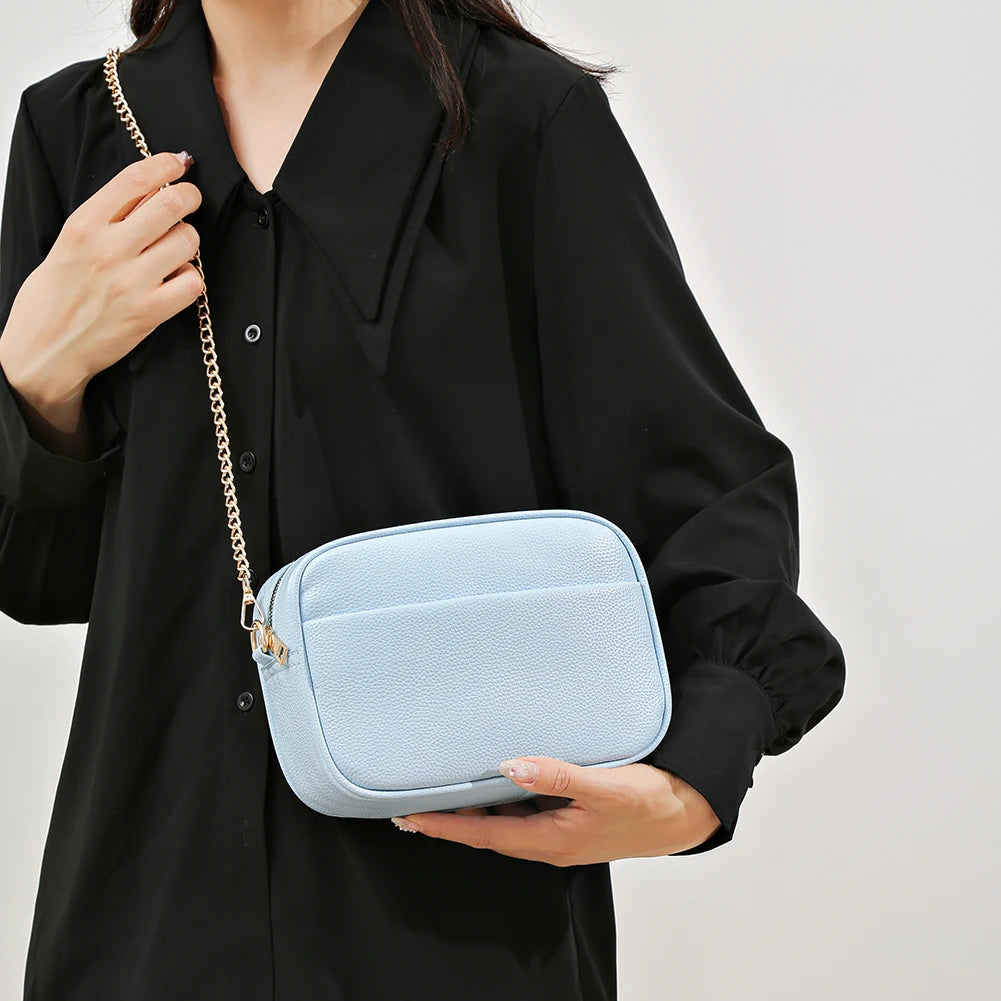 Fashion Women Handbag Luxury Brand Leather Tote Bags For Women Shoulder Bags 2024 Designer Handbag Solid Color Messenger Tote