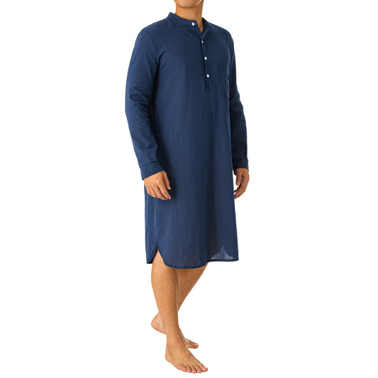 Men's Spring Autumn Arab Long Gown Thobe Robe Shirt Solid Long Sleeve Button Down Muslim Kaftan Burka Dress Loungewear Robes