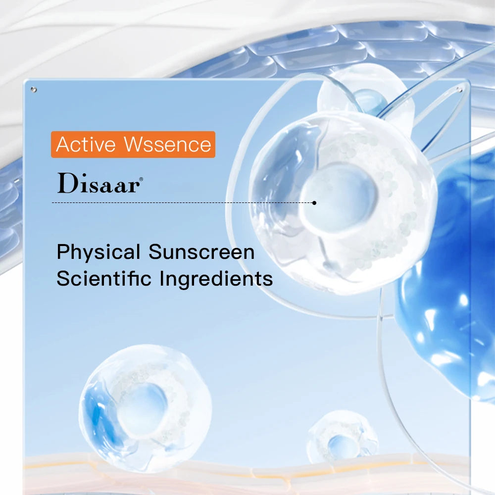 Disaar SPF 90 Sunscreen Long Lasting UV Protector Sunblock Moisturizing Skin Protective Cream 50ml