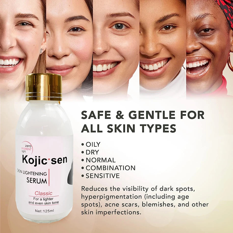 2pcs Kojic Concentre Kojic Acid Cream Strong Brightening Fade Stubborn Dark Spots Radiant Even Complexion Face Serum