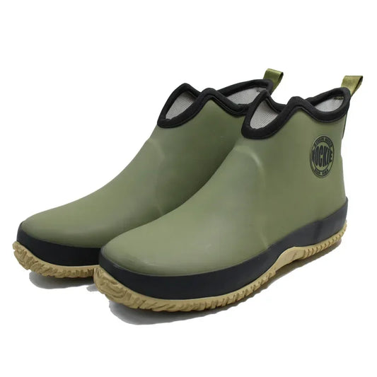 Men Rain Boots Fashion Rubber Shoes for Man Platform Rain Boots 2024 Autumn Slip on Waterproof Work Mens Booties Bota Masculina