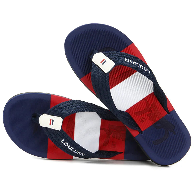 High Quality Brand Hot Sale Flip Flops Men Summer Beach Slippers Men Fashion Breathable Casual Men Flip Flops Summer Outdoor