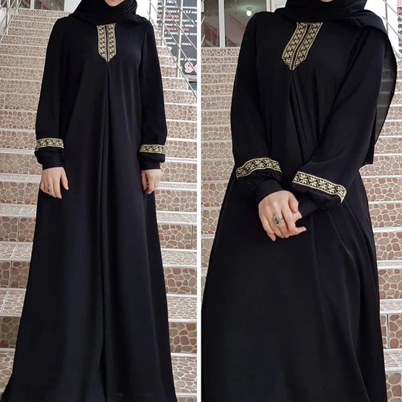 Women Muslim Prayer Dress Fashion Printed Morocco Turkey Islam Abaya Kaftans Prayer Clothes Islamic Arab African Maxi Dresses