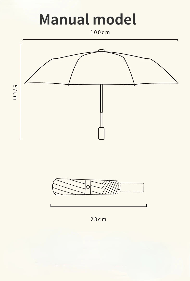 Cat Umbrellas Automatic Folding Rain And Sun Dual-Use Umbrella Black Coating Anti UV Kids Portable Parasol Girls Boys