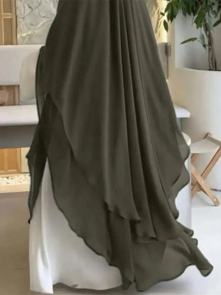 Ramadan Khimar Abaya Saudi Arabia Turkey Islam Muslim Hijab Dress Prayer Clothes Abayas For Women Kebaya Robe Femme Musulmane