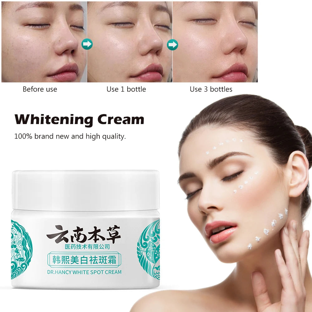 Whitening Spot Lightening Cream Yunnan Herbal Cream Lighten Stain/Sunburn Freckle Chloasma Moisturizing Face Cream for Skin Care