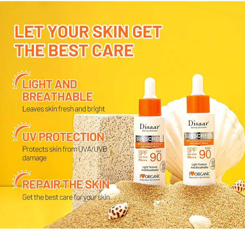 UV Protection on the Go with 50ML Vitamin C Sunscreen Body Cream SPF90+ and Water Resistance