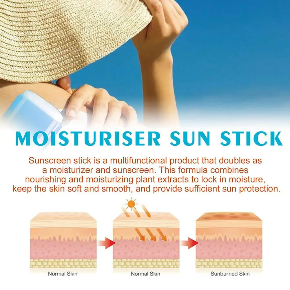 Sunscreen cream Stick SPF 50+ UV Protective Anti Oxidant sun block Isolation cream Lightweight Korea for All Skin Type Cosmetics