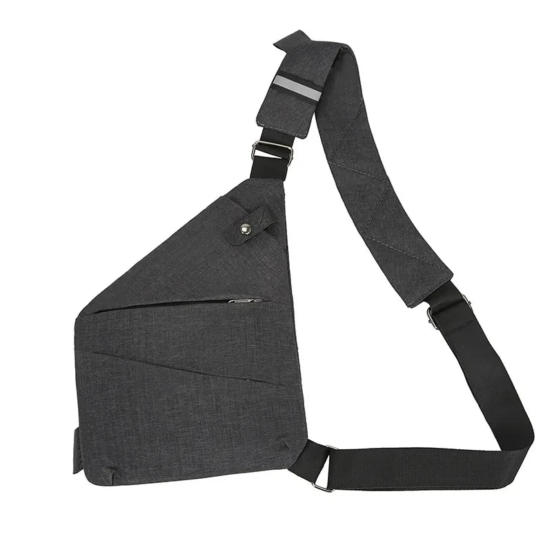 Multifunction Chest Bags Anti Theft Single Crossobdy Bags for Men Male Cross Body Messenger Bag Burglarproof Shoulder Bag