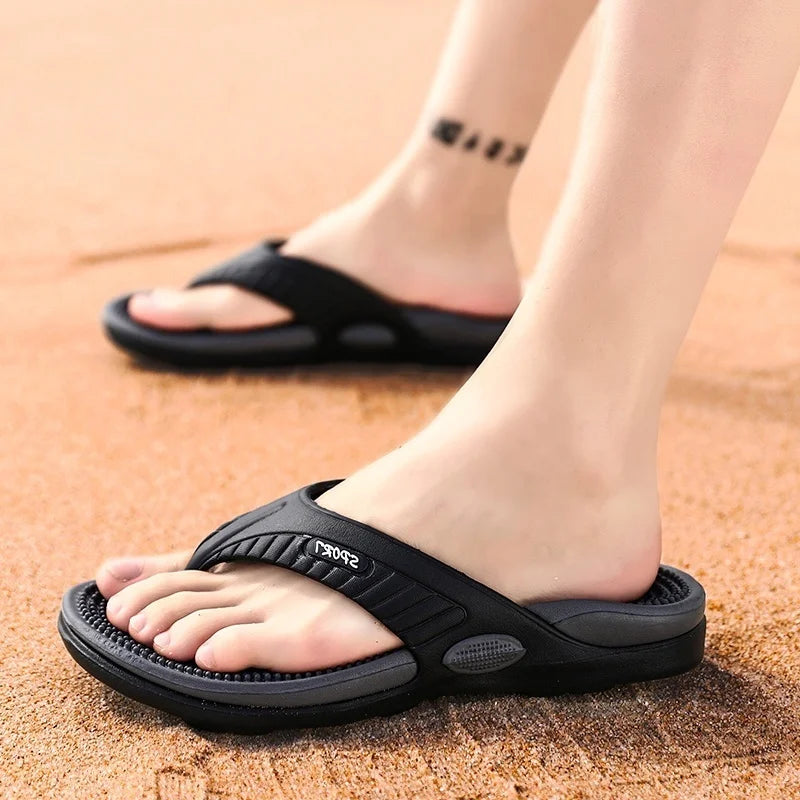 Summer Mens Fashion Casual Flip Flops Outdoor Sports Beach Slippers