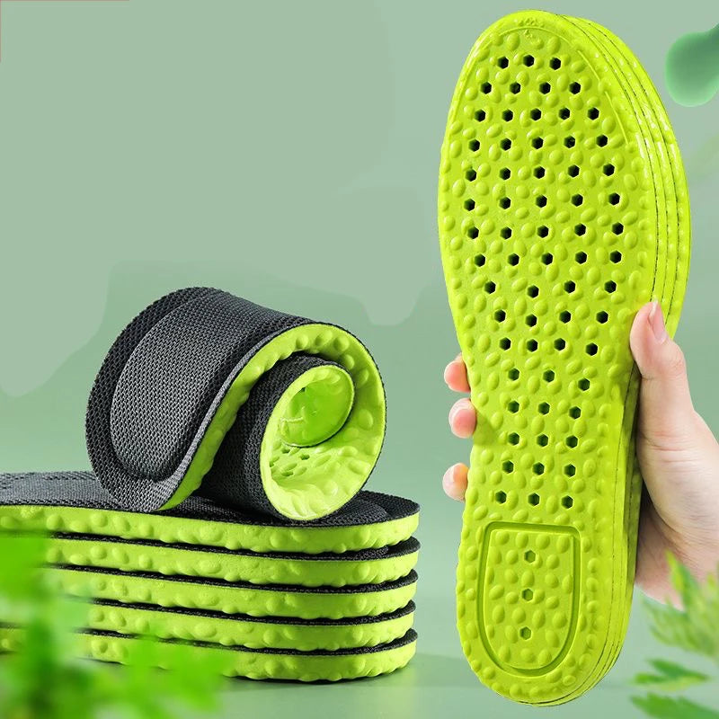 Deodorant Sport Shoes Insole Comfortable Plantar Fasciitis Insoles for Feet Man Women Orthopedic Shoe Sole Running Accessories