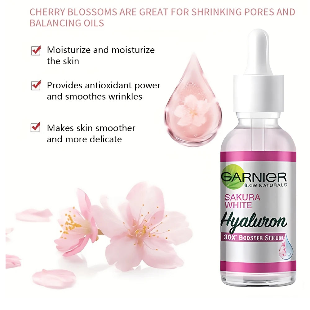 GARN Nier Serum Sakura Glow 30x Hyaluronic Booster Moisturizing Serum 30ml Firming skin Facial Care Serum